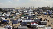 A Rafah una spianata di tende per i palestinesi sfollati
