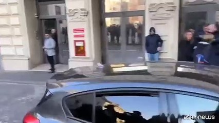 Sinner a Palazzo Chigi da Meloni, tifosi ad attenderlo