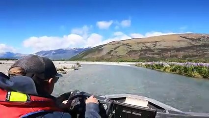 Zipping Through A Shallow River
