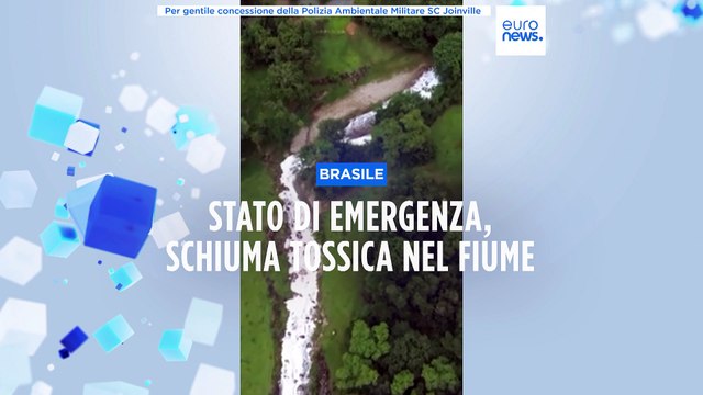 Brasile: schiuma tossica nel fiume, una città resta senz'acqua