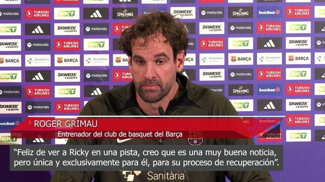 Ricky Rubio vuelve a las canchas y completa su entrenamiento en el Barcelona