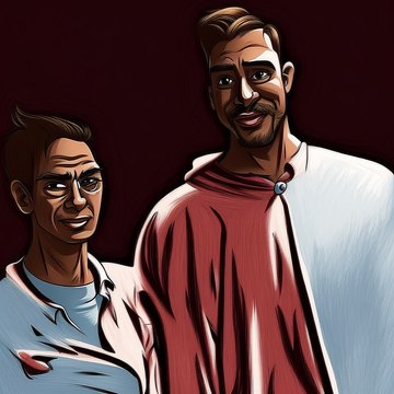 L'équipe marron des Apprentis Aventuriers 7 formée par Eloïse et Nacca, le couple de Marseillais.