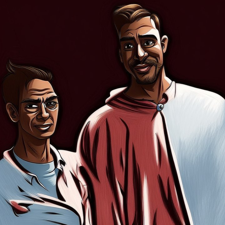 L'équipe marron des "Apprentis Aventuriers 7" formée par Eloïse et Nacca, le couple de Marseillais.