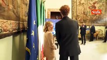 Jannik Sinner incontra la premier Meloni a Palazzo Chigi