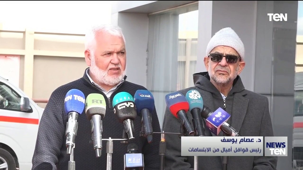 تسليم عدد من سيارات الإسعاف إلى الهلال الأحمر المصري لإرسالها إلى قطاع غـ ـزة