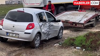 Diyarbakır'da otomobil ile motosiklet çarpıştı: 2 yaralı