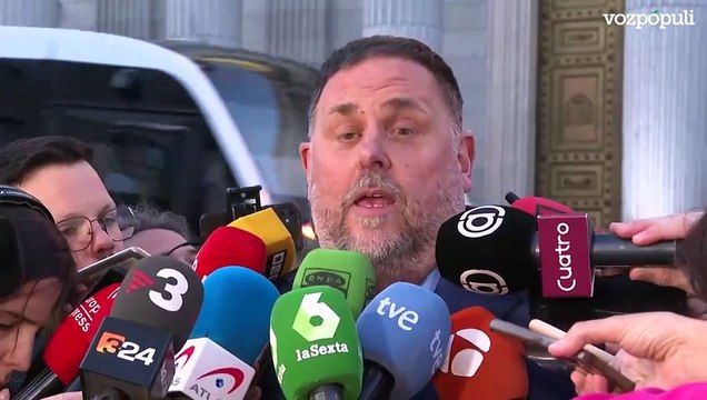 Junqueras: Deberemos seguir trabajando para garantizar una ley robusta que no caiga ante el primer escollo