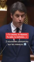 Les nouvelles annonces sur les mineurs de - de 16 ans