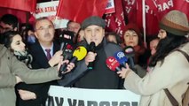 Ankara'da Can Atalay için eylem: Biz saraydan, iktidarlardan, patronlardan büyüğüz