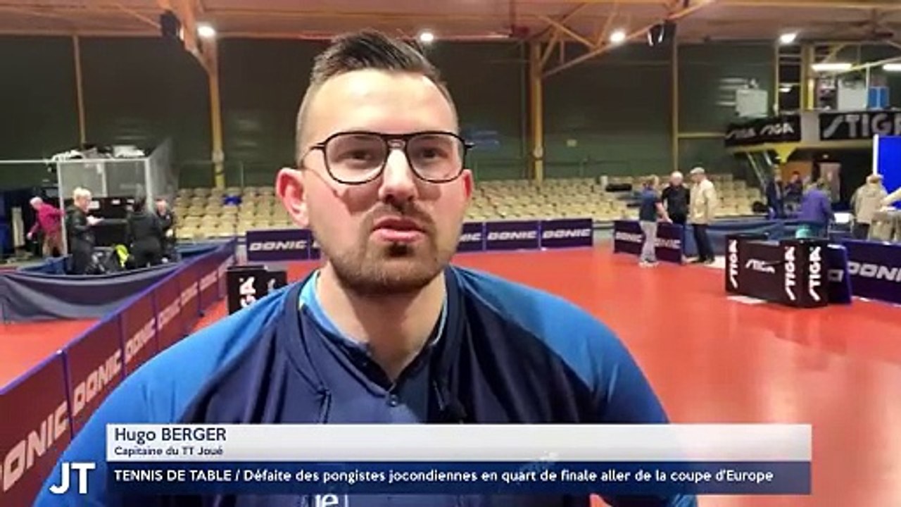 TENNIS DE TABLE / Défaite des pongistes jocondiennes en quart de finale aller de la coupe d'Europe