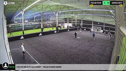 Faute de Rayan CHRIF - TEAM PARIS NORD