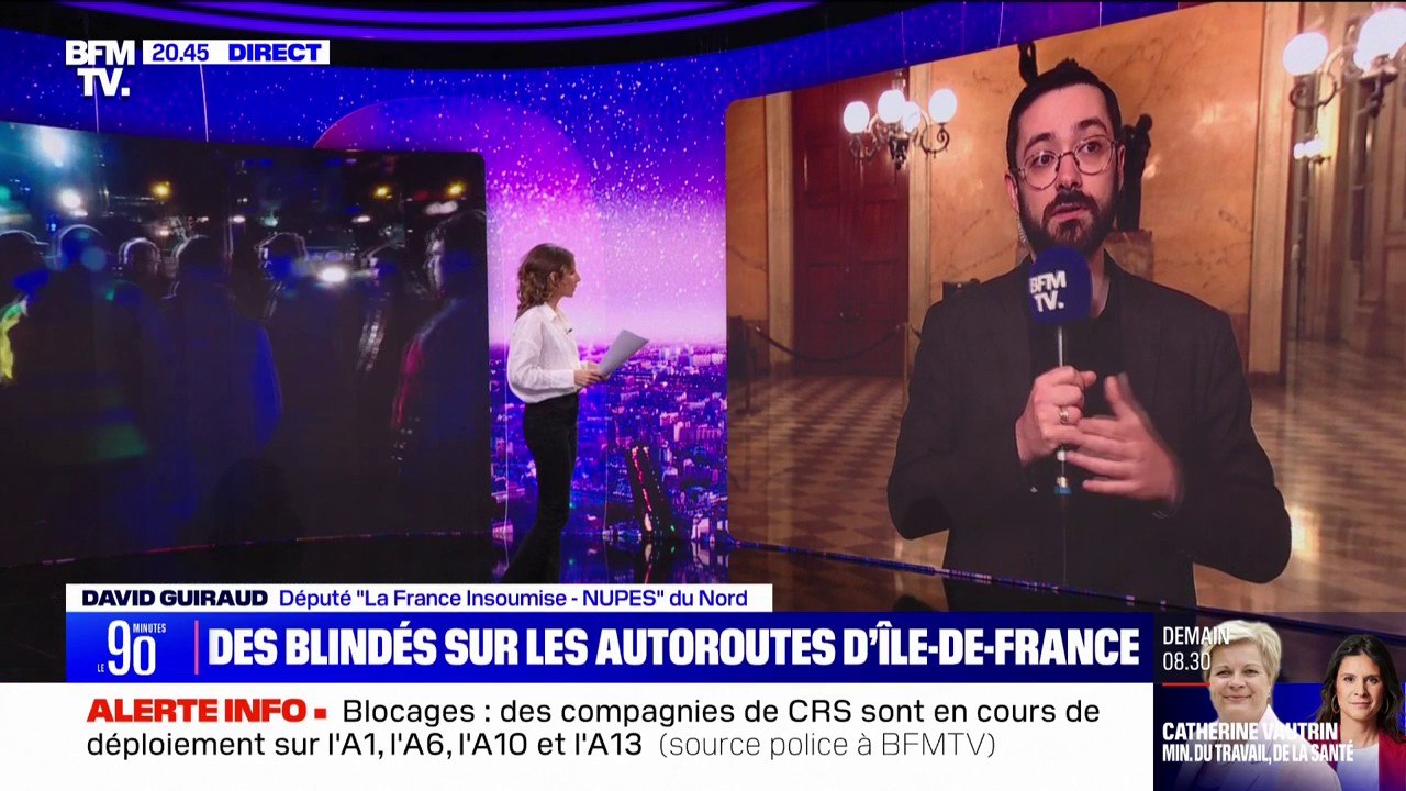 Mobilisation des agriculteurs: "Ce qui n'est pas normal, c'est que tous les secteurs de cette société ont craqué", affirme David Guiraud (LFI)