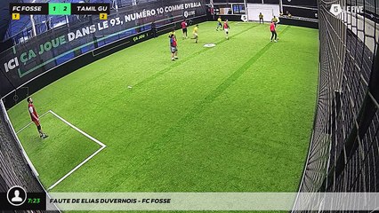 Faute de Elias Duvernois - FC FOSSE