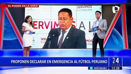 Congreso: Presentan proyect0 de ley para declarar en emergencia al fútbol peruano