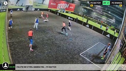 Faute de Cyril GEBRAYEL - FC BATCH