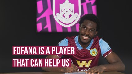 David Fofana is here to help us - Vincent Kompany