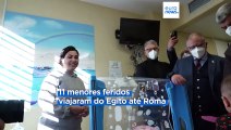 Hospitais italianos recebem crianças de Gaza