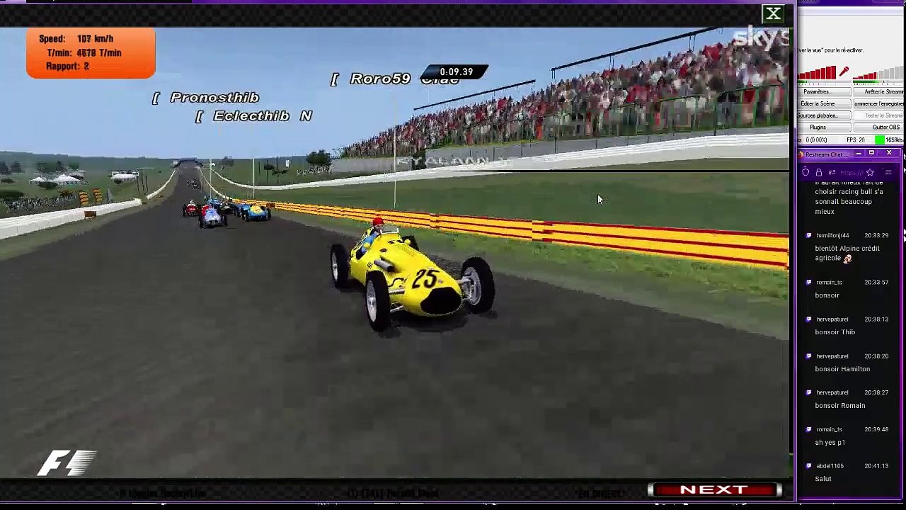 F1Legacy S1 - 1951 - GP d'Afrique du Sud 2/10 - qualifs & courses - rFactor IA league