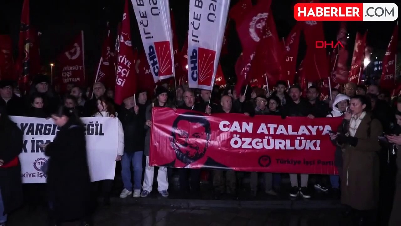 Can Atalay'ın Milletvekilliği Düşürülmesi Protesto Edildi