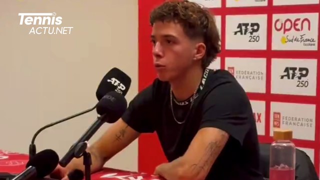 ATP - Montpellier 2024 - Arthur Cazaux : Même si les médias s'enflamment un peu, je ne suis que 83e mondial