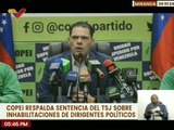 Miranda | COPEI respalda las inhabilitaciones y habilitaciones emitidas por el TSJ