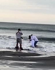 Romantic Beach Photoshoot Fail