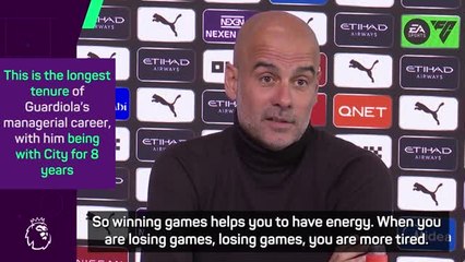 Guardiola explains his longevity at City