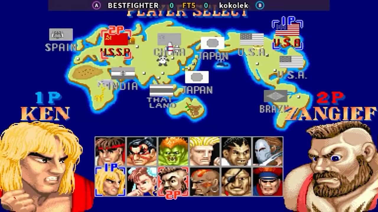 BestFighter Vs kokolek - Street Fighter II' Champion Edition - FT5