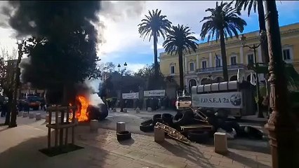  Mouvement des agriculteurs La Corse vient rejoindre la fête avec des manifestations devant la préfecture d’Ajaccio