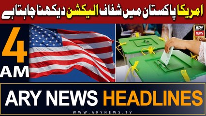 Download Video: ARY News 4 AM Headlines 31st January 2024 | U.S. State Department press briefing - Latest Updates