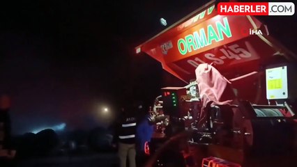 Sanayi sitesindeki yangında iş yeri ve iki otomobil kül oldu