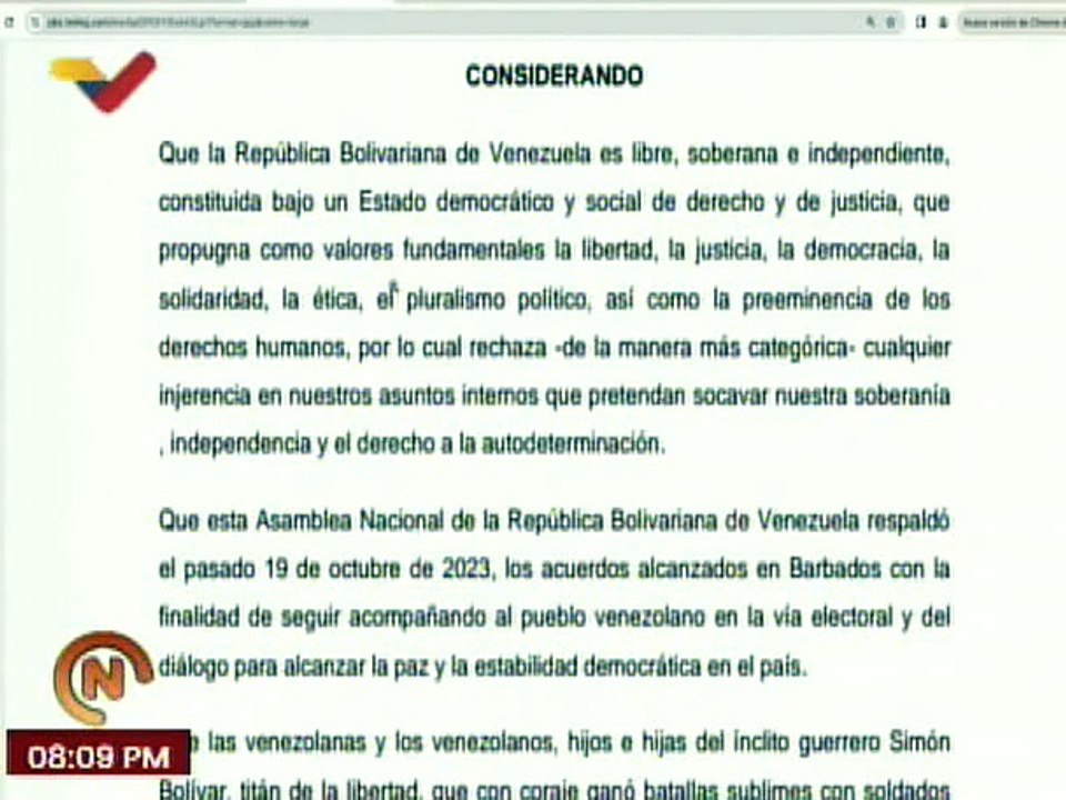 AN convoca a una Gran Mesa de Diálogo Nacional para fijar cronograma de comicios presidencial