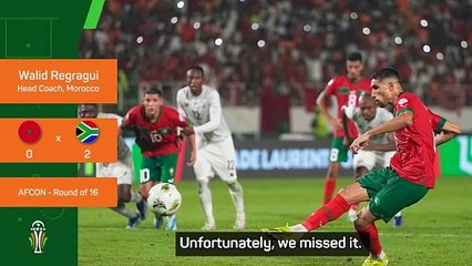 Regragui 'takes responsibility' for Morocco shock AFCON exit