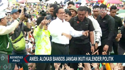 Capres Anies Sindir Alokasi Bansos Jelang Pemilu Jadi Masalah, Begini Katanya