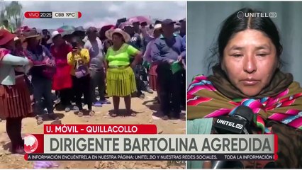 Denuncian agresión contra una dirigente de las ‘Bartolinas’ en un punto de bloqueo en Parotani