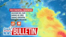 Maulang panahon, nararanasan sa ilang bahagi ng Mindanao dahil sa trough ng LPA na nasa labas ng PAR | GMA Integrated News Bulletin