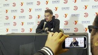 WATCH: Everything From Trae Young After the Hawks Win Over the Lakers