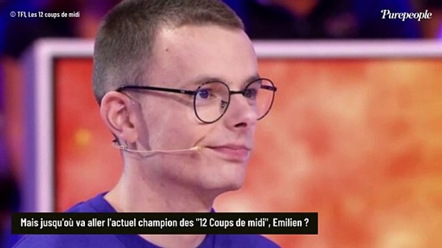 Les 12 coups de midi : Emilien bientôt éliminé mais tout proche d'un record historique ? Grosses révélations...