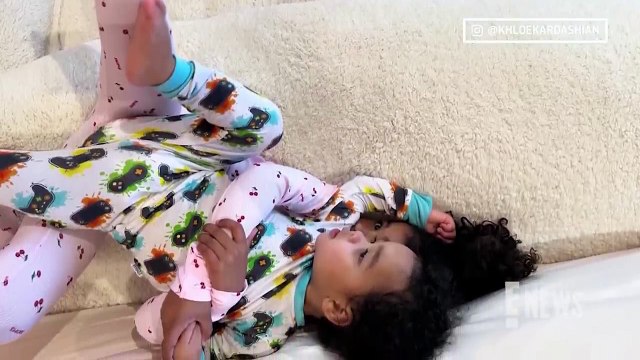 Khloé Kardashian's Posts ADORABLE Video of Son Tatum Bonding With Pet Cat _ E! N
