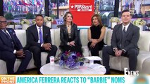 America Ferrera REACTS To Margot Robbie, Greta Gerwig Oscar Snubs for Barbie _ E