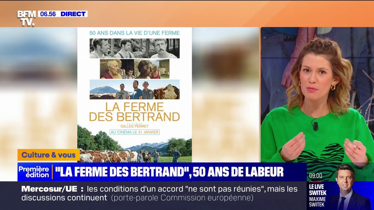 Le documentaire, "La ferme des Bertrand, sort au cinéma ce 31 janvier en plein mouvement des agriculteurs