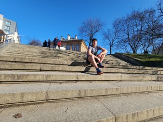 Brit climbs height of Mount Everest using his stairs