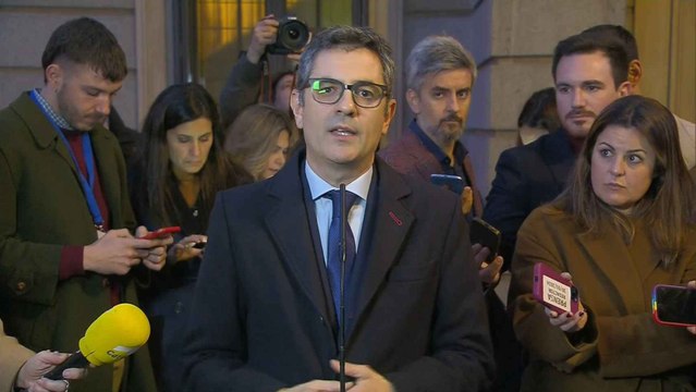 Bolaños pide a Junts reconsiderar su 'no' a la ley de amnistía y defiende a los jueces