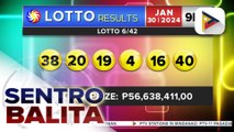 Isa nating kababayan, nakuha ang higit P56M na jackpot prize ng Lotto 6/42