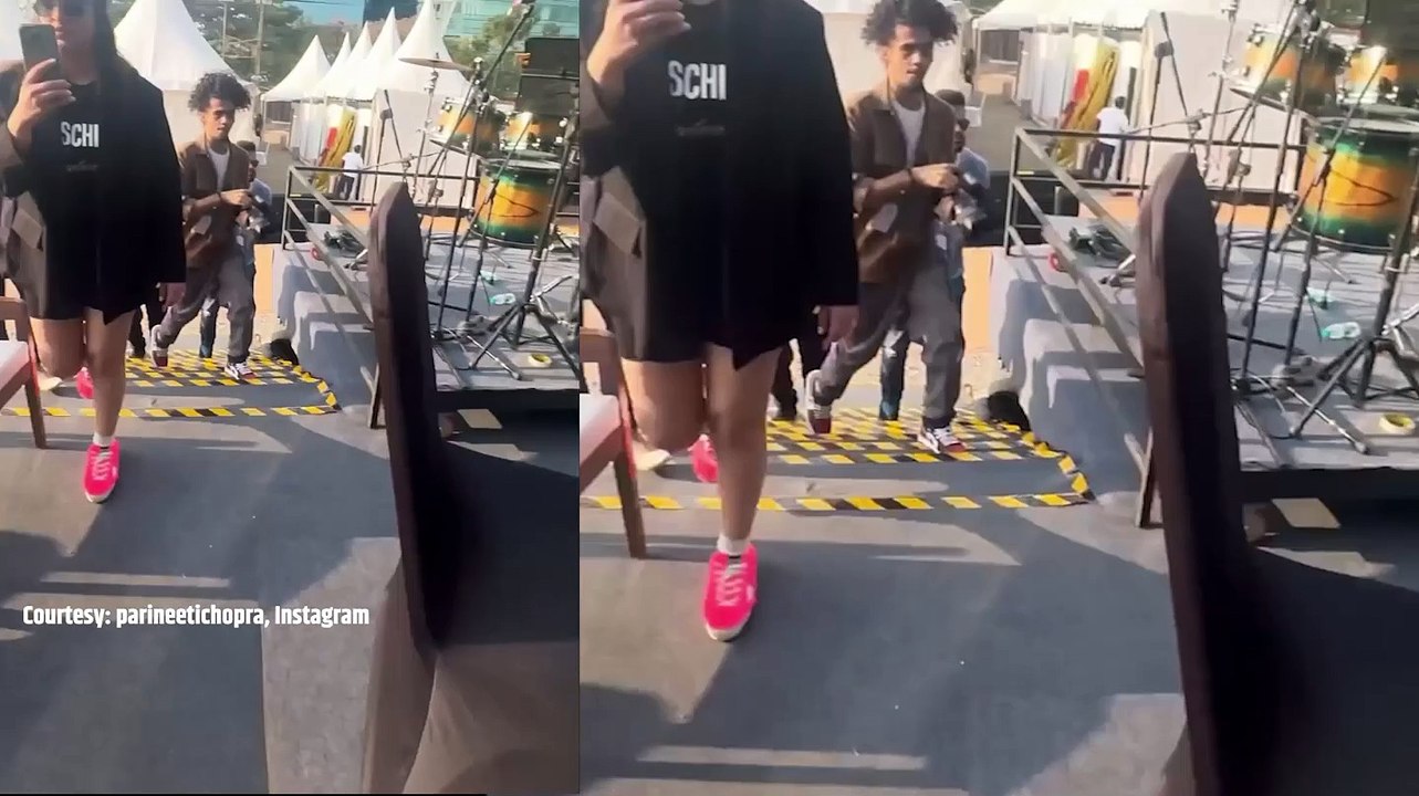 Raghav Chadha video calls Parineeti Chopra ahea...