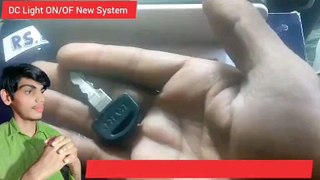 How to make Dc Light | Automatic ON/OFF | Lock and Bluetooth New System | Zain Studio Nice