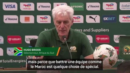 Afrique du Sud - Broos : “Battre une équipe comme le Maroc est quelque chose de spécial"