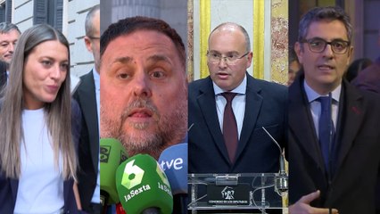 Los partidos reaccionan ante el rechazo de Junts a la Ley de Amnistía