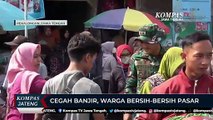 Cegah Banjir, Warga Bersih-bersih Pasar Doro Pekalongan