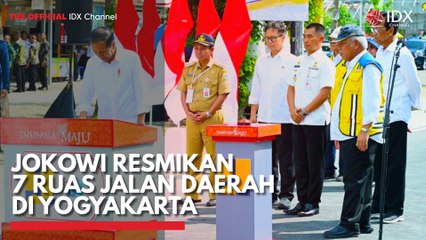 Jokowi Resmikan 7 Ruas Jalan Daerah di Yogyakarta
